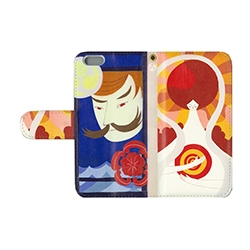 手帳型iphone7ケース〈天照大御神×建速須佐之男命〉