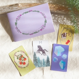 ライラックルーンカード 初めてでもできるガイドブック付きセット