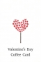バレンタインコーヒーカード